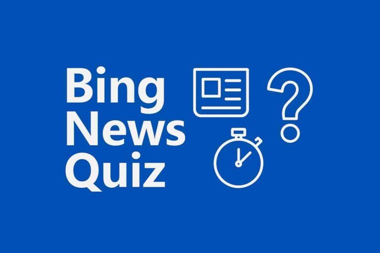 Bing News Quiz Weekly 4 Level Current Events Challenge U S World 